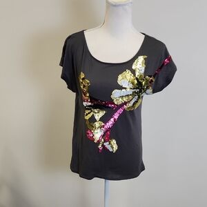 Sequin Floral Women's Top